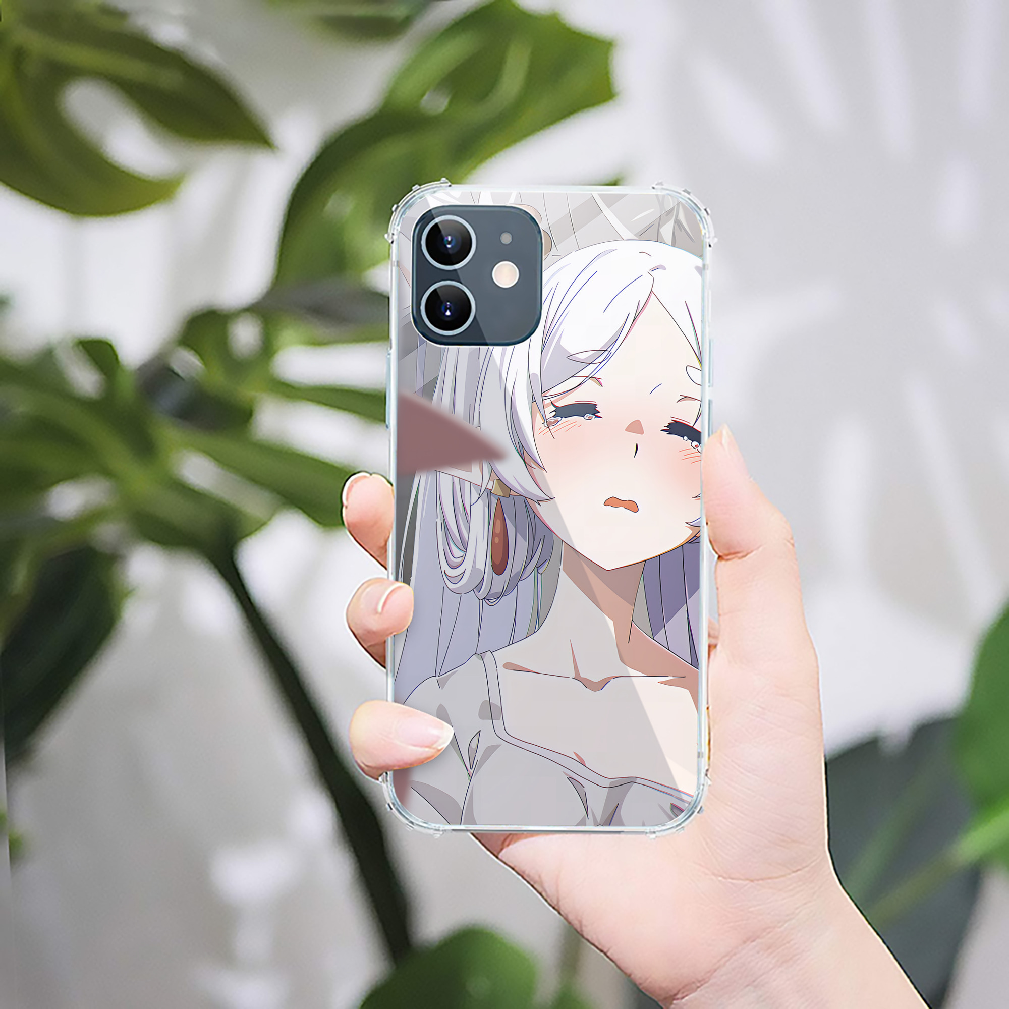 （画像用） 葬送のフリーレン Frieren 【iPhone 12シリーズ対応】透明スマホケース（クリアソフトケース）